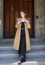 Load image into Gallery viewer, Lexi Coat- Cashmere & Wool Blend-Detachable Fox Hood