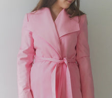 Load image into Gallery viewer, Daniela Wrap Spring Coat - Cotton Blend