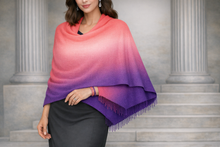 Load image into Gallery viewer, Silk and Cashmere Shawl/Scarf