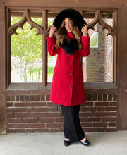 Load image into Gallery viewer, Taylor Coat - Cashmere & Wool Blend - Fox Hood