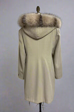 Load image into Gallery viewer, Taylor Coat - Cashmere & Wool Blend - Fox Hood