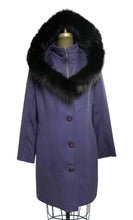 Load image into Gallery viewer, Taylor Coat -50% Cashmere & Wool Blend - Fox Hood