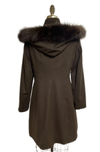 Load image into Gallery viewer, Taylor Coat -50% Cashmere & Wool Blend - Fox Hood