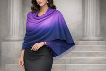 Load image into Gallery viewer, Silk and Cashmere Shawl/Scarf
