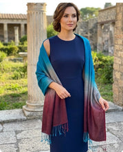 Load image into Gallery viewer, Silk and Cashmere Shawl - Ombre Collection