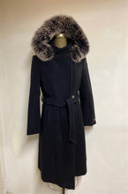 Load image into Gallery viewer, Lexi Coat- Cashmere & Wool Blend-Detachable Fox Hood