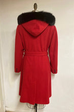 Load image into Gallery viewer, Lexi Coat- Cashmere & Wool Blend-Detachable Fox Hood