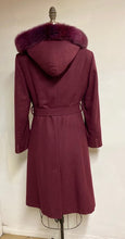 Load image into Gallery viewer, Lexi Coat-Merino Wool Blend-Detachable Fox Hood