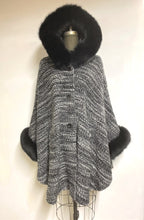 Load image into Gallery viewer, Erica Cape - 100% Pure Virgin Wool Boucle