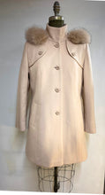 Load image into Gallery viewer, Amanda Coat - Pure Virgin Merino Wool - Detachable Fox Hood