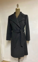 Load image into Gallery viewer, Daniela Wrap Coat Zipper Pocket - 50% Cashmere & Wool Blend
