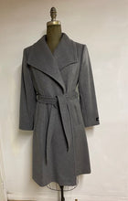 Load image into Gallery viewer, Daniela Wrap Coat Zipper Pocket - 50% Cashmere & Wool Blend