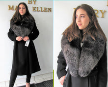 Load image into Gallery viewer, Daniela Coat with Snow Top Fox Collar