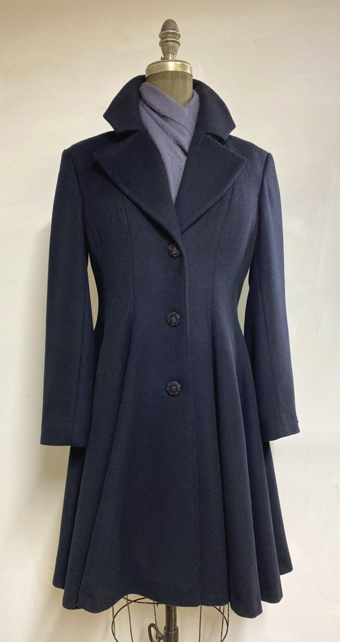 Brianna Redingote Coat - 50% Cashmere & Wool Blend