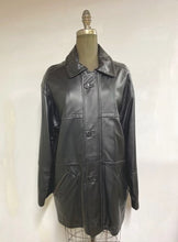 Load image into Gallery viewer, Men's Leather Car Coat- Style #AB108ZBC