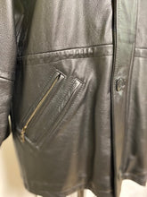 Load image into Gallery viewer, Men&#39;s Leather Car Coat- Style #AB108ZBC
