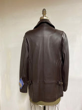 Load image into Gallery viewer, Men&#39;s Leather Car Coat- Style #AB109ZJ
