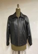 Load image into Gallery viewer, Men&#39;s Leather Car Coat- Style #AB114ZJ
