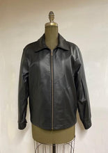 Load image into Gallery viewer, Men's Leather Car Coat- Style #AB114ZJ