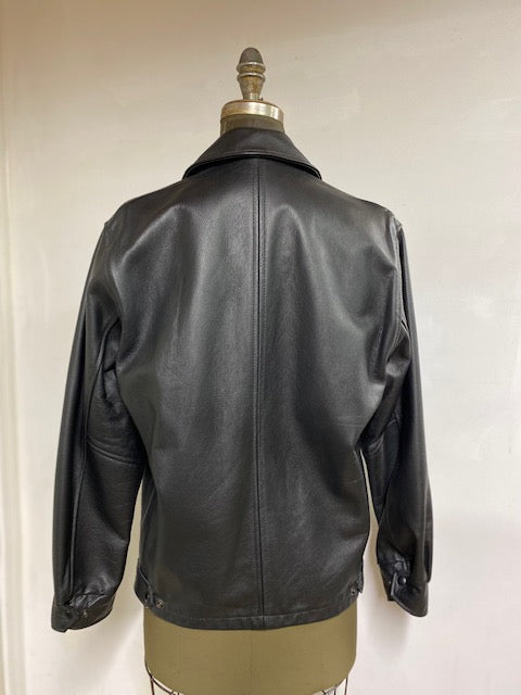 Men's Leather Car Coat- Style #AB114ZJ – CoatsByMaryEllen