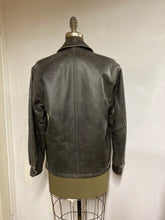 Load image into Gallery viewer, Men&#39;s Leather Bomber Jacket- Style #AB116ZJ
