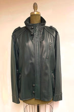 Load image into Gallery viewer, Mens Leather Car Coat- Style #AB117ZJ