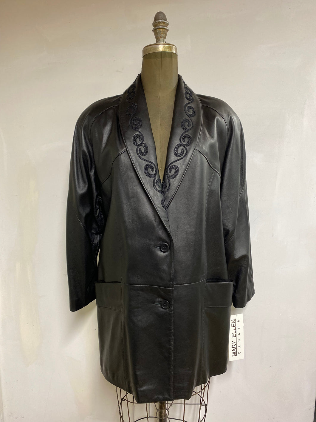 Women's Leather Jacket- Style #AB119BC