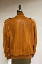 Load image into Gallery viewer, Men's Leather Bomber Jacket- Style #AB121-1-BJ