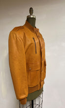 Load image into Gallery viewer, Men's Leather Bomber Jacket- Style #AB121-1-BJ