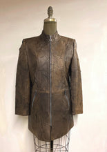 Load image into Gallery viewer, Women's Leather Jacket- Style #AB129ZC