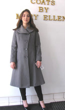 Load image into Gallery viewer, Elisabeth Fit & Flair Coat - 50% Cashmere & Wool Blend