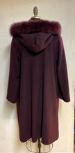 Load image into Gallery viewer, Rachel Coat - 50% Cashmere & Wool Blend - Detachable Fox Hood
