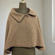 Load image into Gallery viewer, Alexandra Short Capelette - 100% Pure Merino Wool
