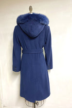 Load image into Gallery viewer, Lexi Coat- Cashmere & Wool Blend-Detachable Fox Hood