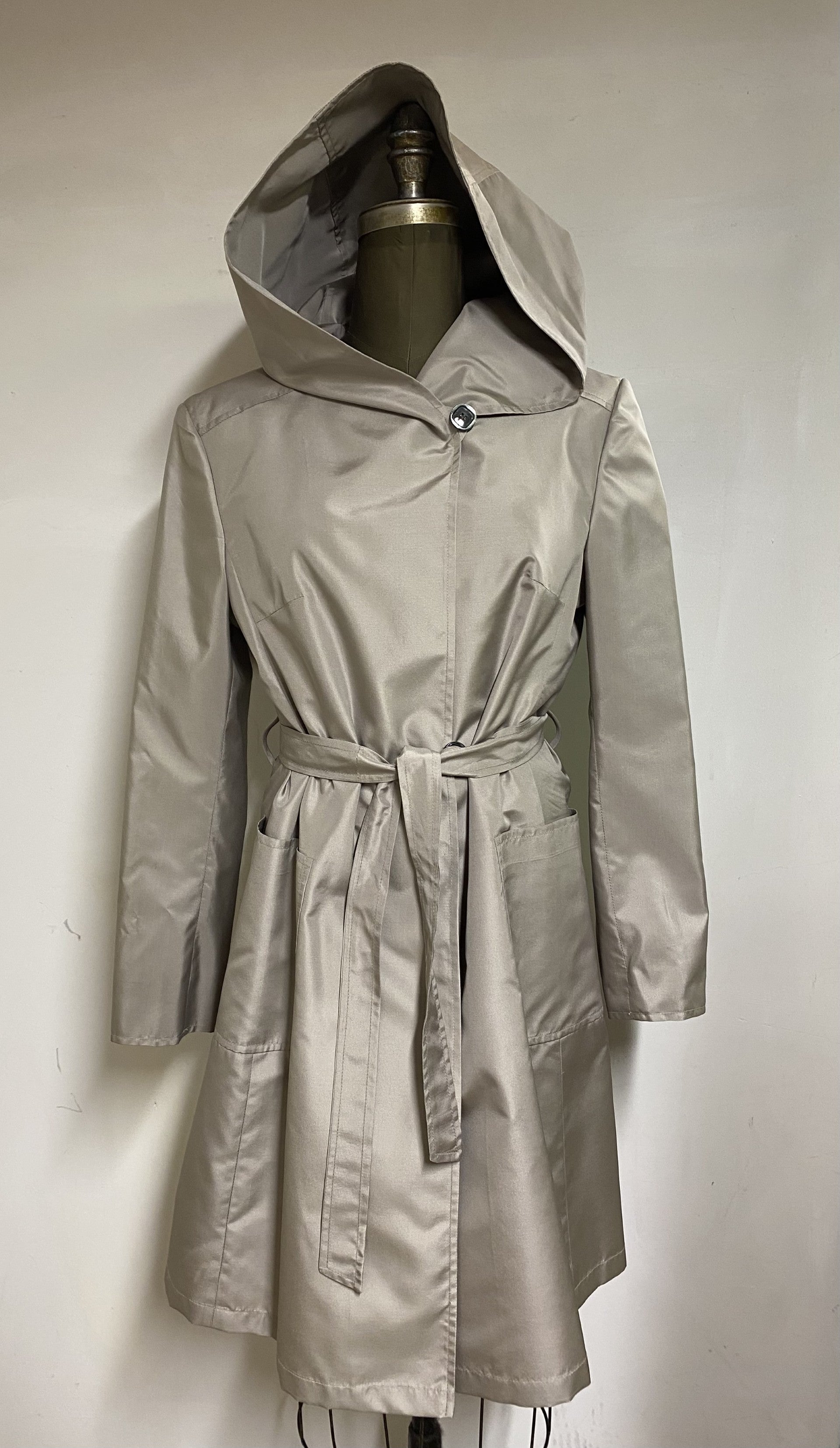 knee length dresses for ladies Vegan Leather Insert Parka Jacket main image 0