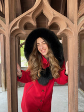 Load image into Gallery viewer, Taylor Coat - Cashmere &amp; Wool Blend - Fox Hood
