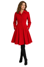 Load image into Gallery viewer, Princess Lightweight Coat - 100% Pure Virgin Italian Wool
