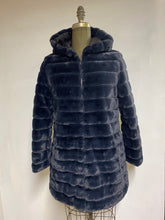 Load image into Gallery viewer, Wendy - Reversible Faux Fur Sheared Mink Car Coat
