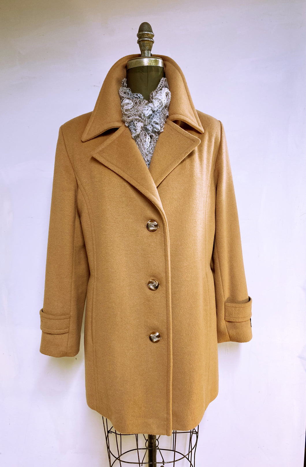 Lorianne Car Coat - 50% Cashmere & Wool Blend