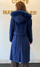 Load image into Gallery viewer, Lexi Coat- Cashmere &amp; Wool Blend-Detachable Fox Hood
