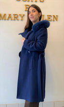 Load image into Gallery viewer, Lexi Coat- Cashmere &amp; Wool Blend-Detachable Fox Hood
