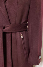 Load image into Gallery viewer, Daniela Wrap Coat Zipper Pocket - 50% Cashmere &amp; Wool Blend
