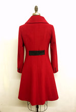 Load image into Gallery viewer, Elisabeth Fit &amp; Flair Coat - 50% Cashmere &amp; Wool Blend
