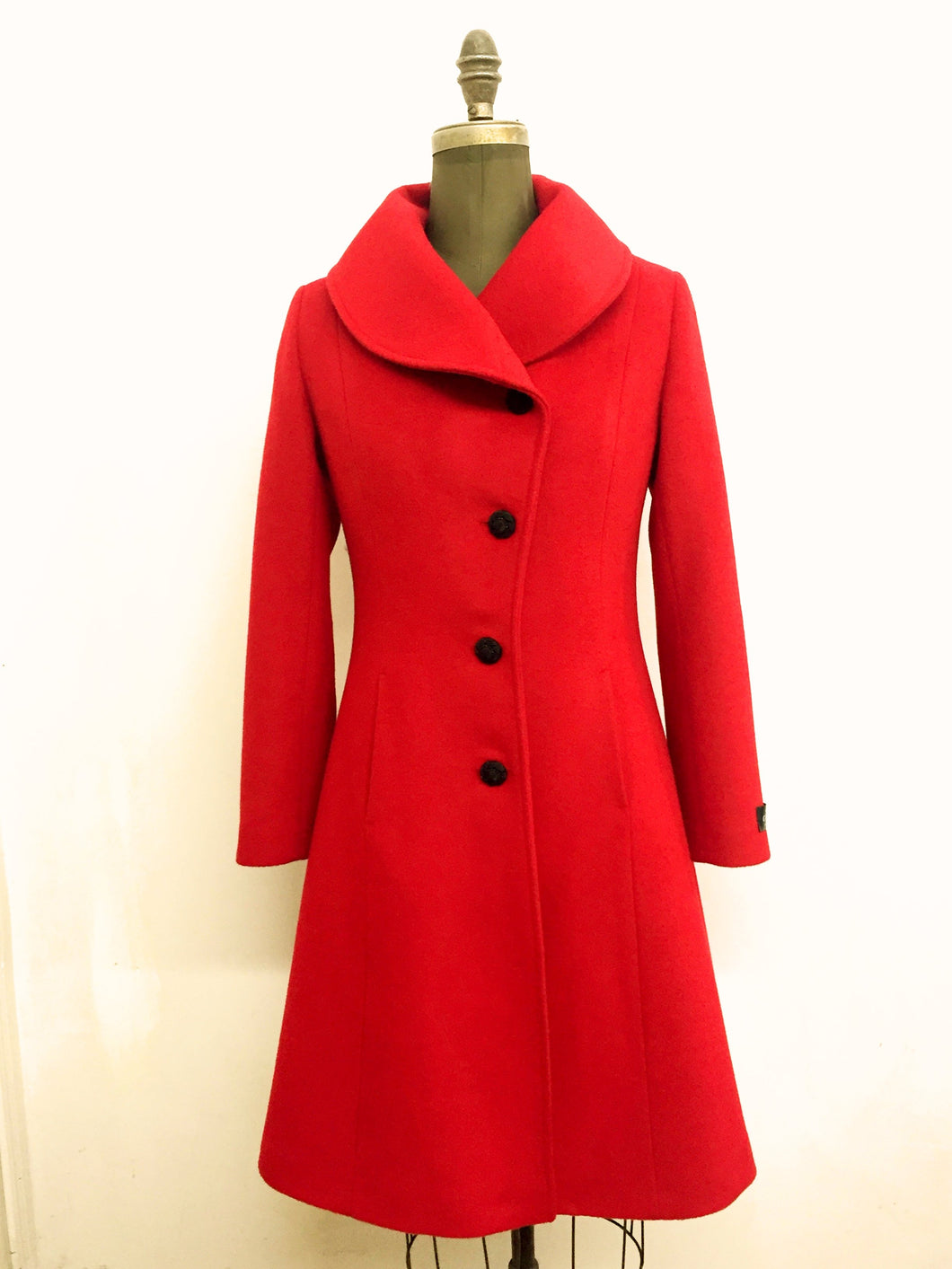 Elisabeth Fit & Flair Coat - 50% Cashmere & Wool Blend
