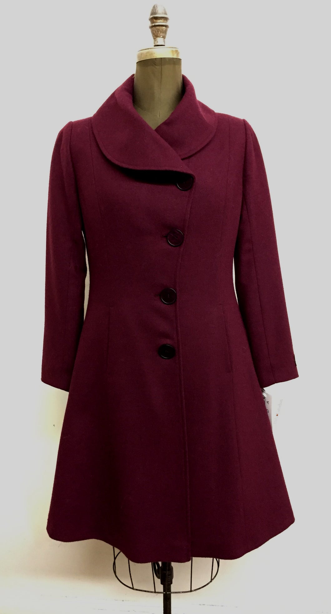 Elisabeth Fit & Flair Coat - 100% Pure Virgin Merino Wool