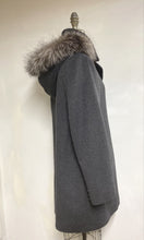 Load image into Gallery viewer, Jessica Car Coat -Detatachable  - 50% Cashmere &amp; Wool Blend
