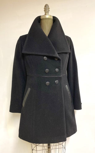 Black Wool Coat, Fit and Flare Coat, Knee Length Winter Coat, Double  Breasted Coat, Women Coat, Knee Length Woman Jackets, Warm Coats C219 -   Canada
